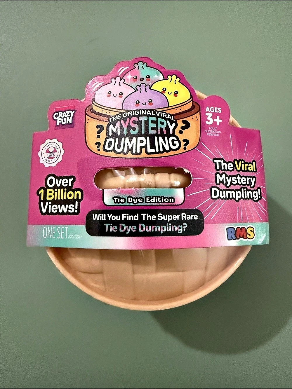 Crazy Fun Mystery Dumpling Tie Dye Edition Tie Dye Dumpling Toy NWT